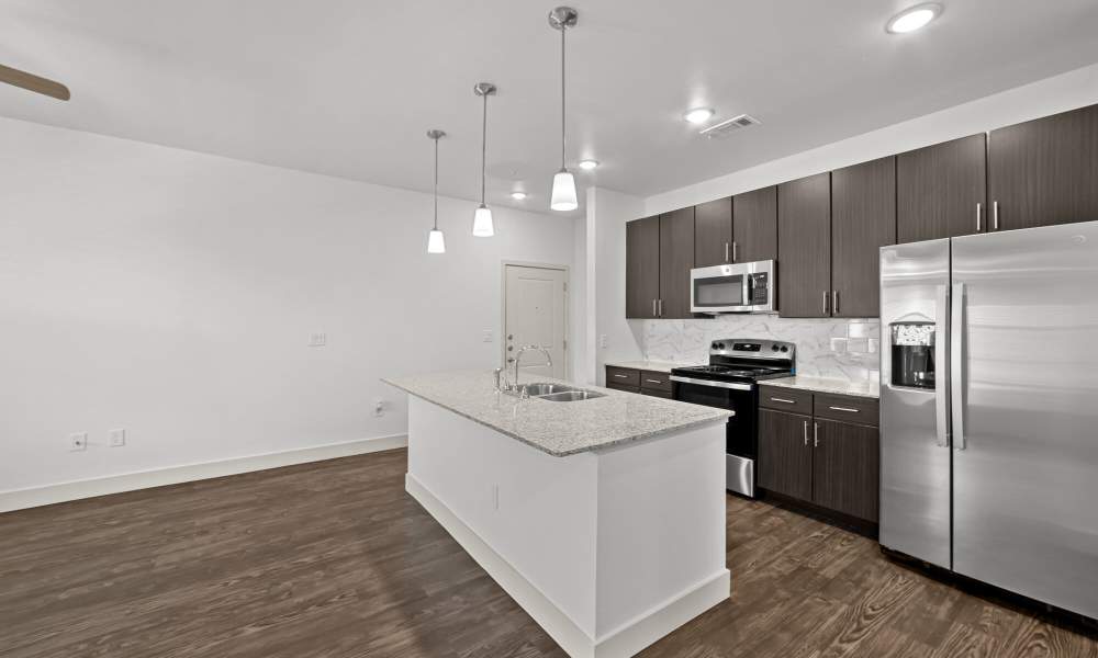 Open kitchen at Brook Hollow in Wichita Falls, Texas