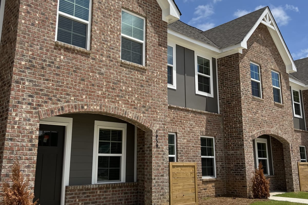 Close up exterior views at Parallel 36 at Legacy in Opelika, Alabama