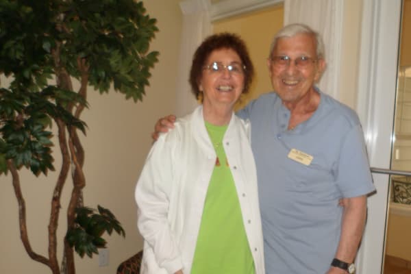 John and Judy Cruz at The Highlands Gracious Retirement Living in Westborough, Massachusetts
