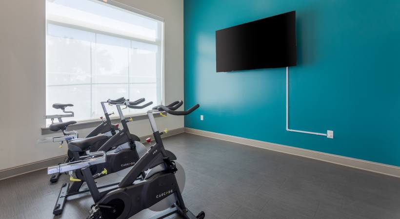 Modern Gym equipment at The Banks at West Fork in Murfreesboro, Tennessee