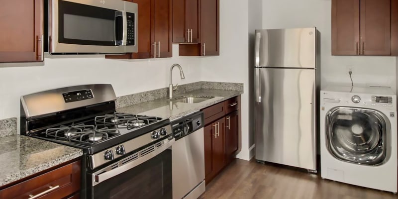 Model kitchen at Tuscany Gardens in Windsor Mill, Maryland