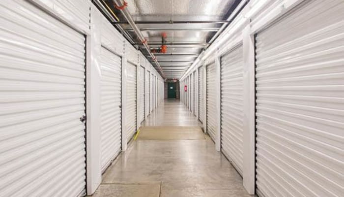 Indoor storage units at A Storage Place in Albany, Oregon