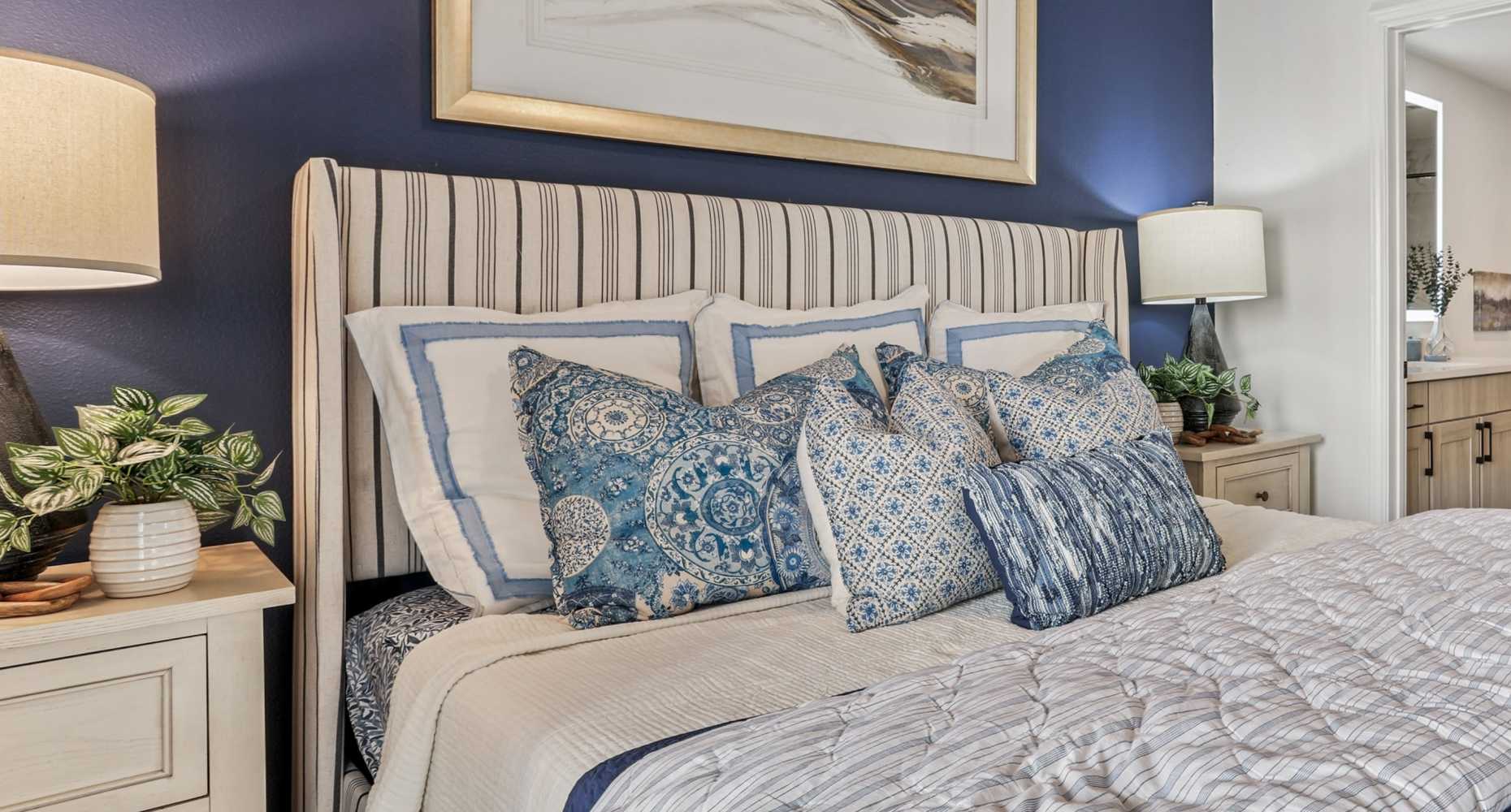 Bedside Drawer and Lamp Flatiron District at Austin Ranch in The Colony, Texas