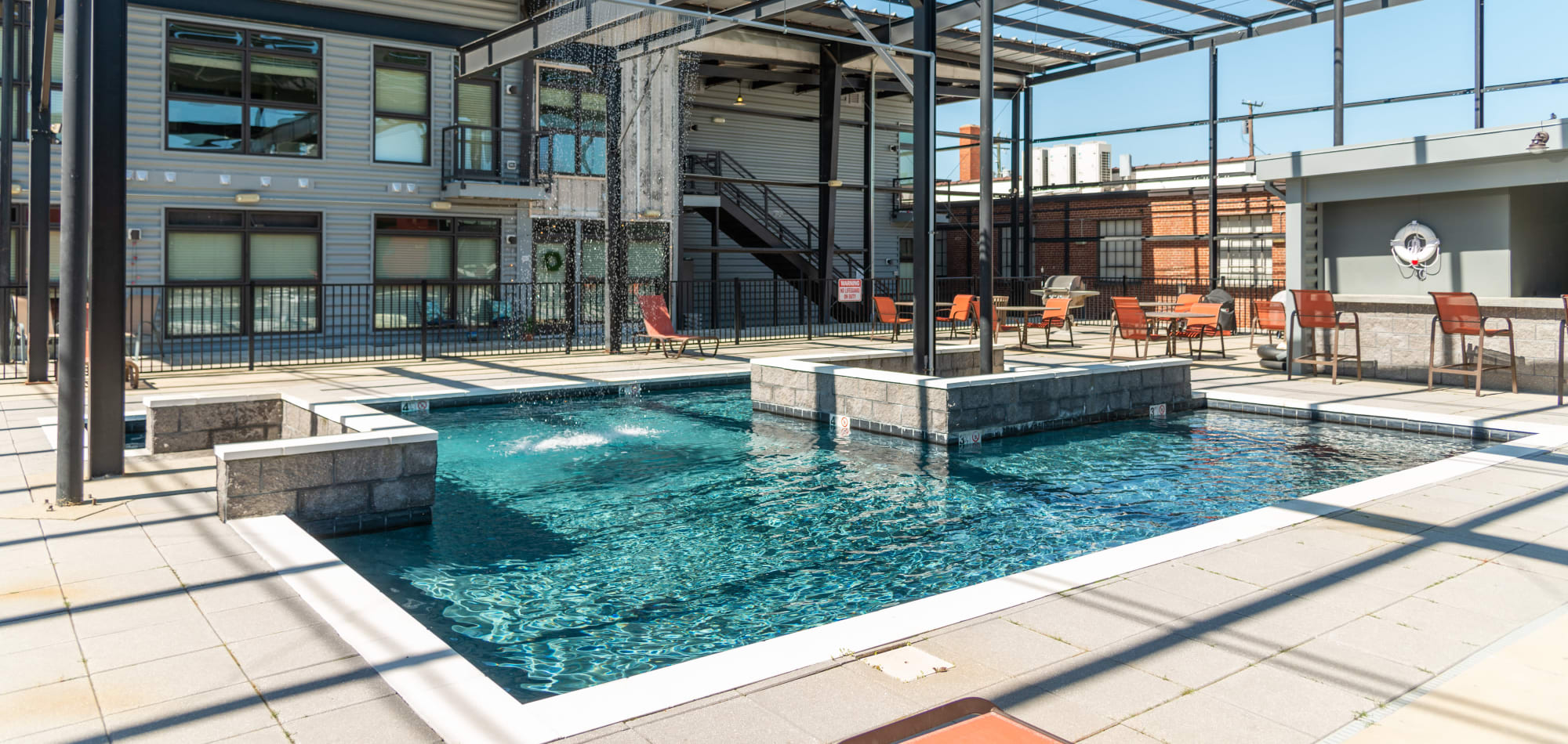 Resort-style pool at Scott's Edge, Richmond, Virginia