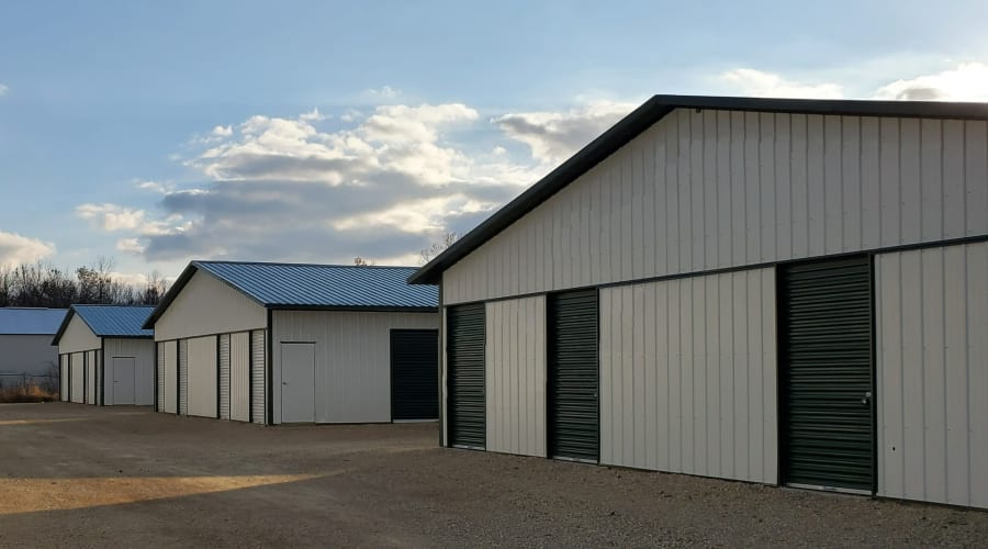 Storage units with locks at KO Storage in Amery, Wisconsin