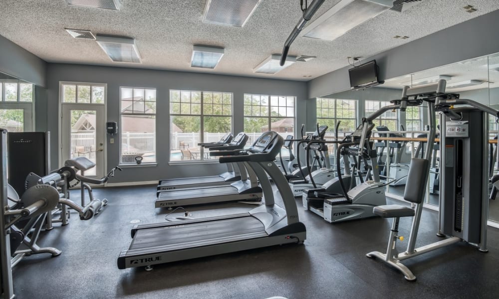 Community fitness center at The Waters at Chenal in Little Rock, Arkansas