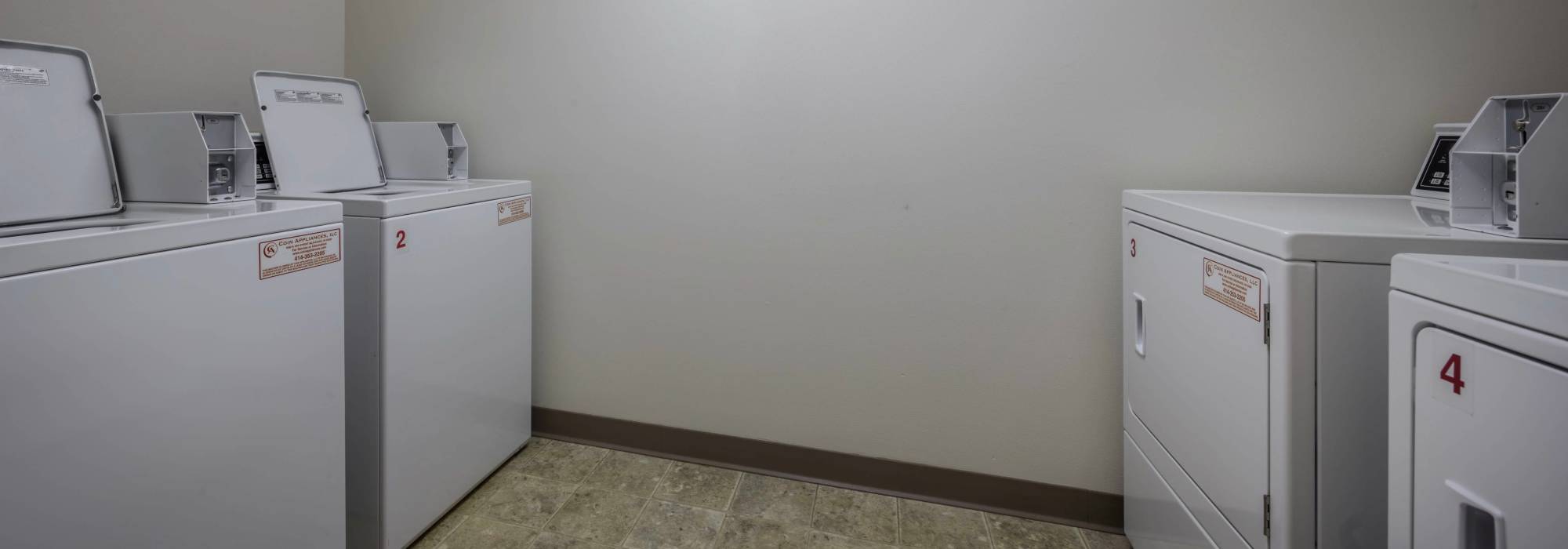 Community laundry room at 2202 Luann Place Apartments in Madison,Wisconsin