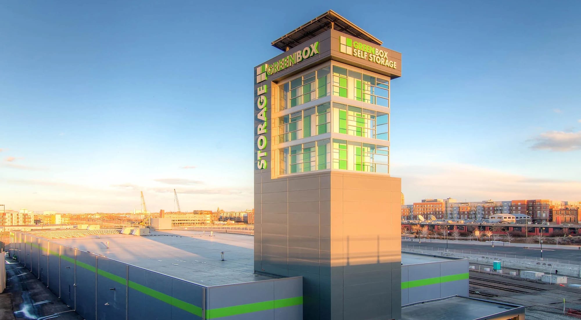 Greenbox Self Storage building exterior