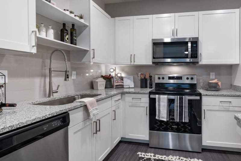 Model kitchen at Reunion at 400 in Kissimmee, Florida