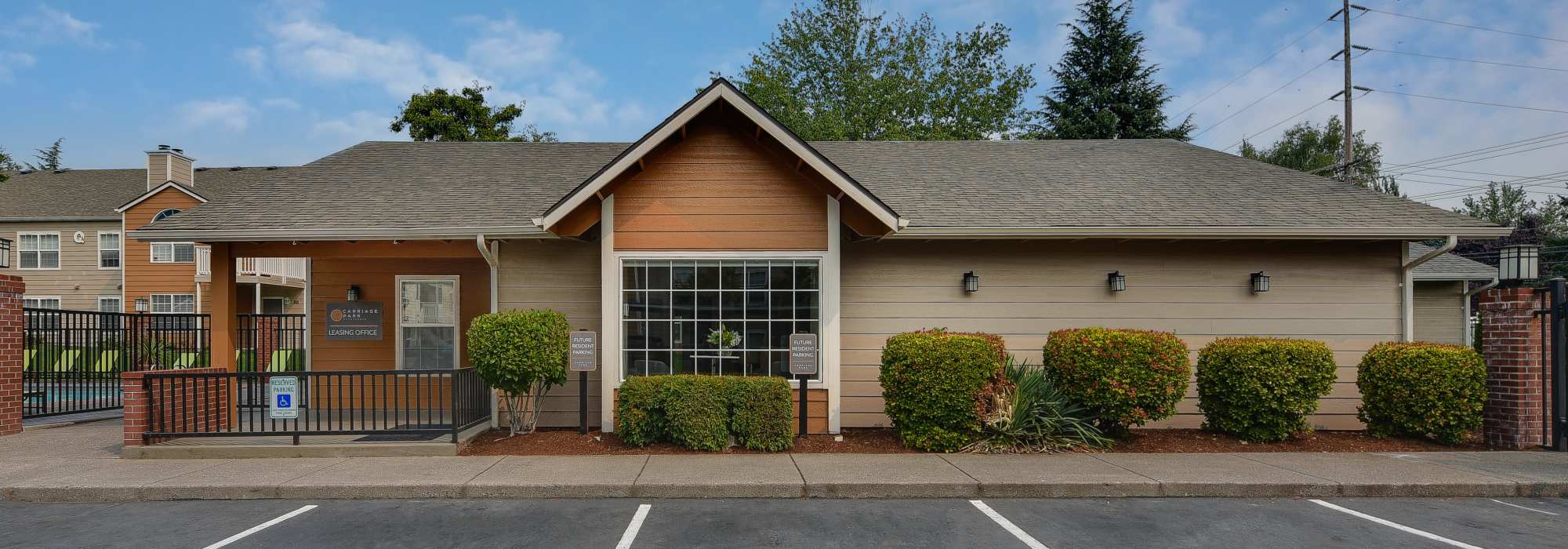 Accessibility statement at Carriage Park Apartments in Vancouver, Washington