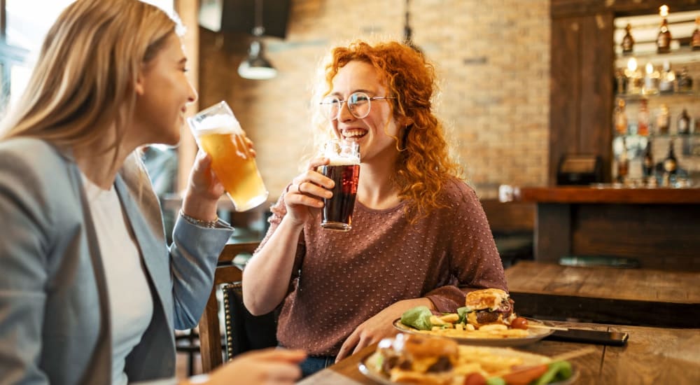 Friends meet for lunch near Kennedy Highlands in Mc Kees Rocks, Pennsylvania