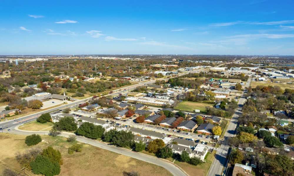 Aerial view 2 at 32Ten on the Blvd in Richland Hills, Texas