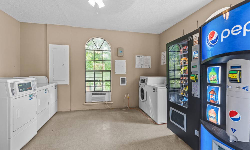 Community laundry at Cannongate Apartments in Vicksburg, Mississippi