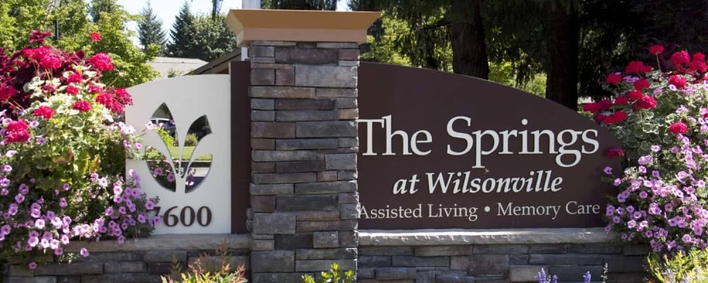 Upscale senior apartment with hardwood floors at The Springs at Wilsonville in Wilsonville, Oregon