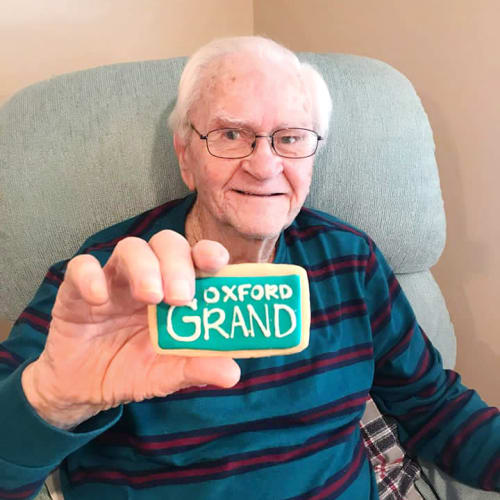 Resident at The Oxford Grand Assisted Living & Memory Care in Kansas City, Missouri