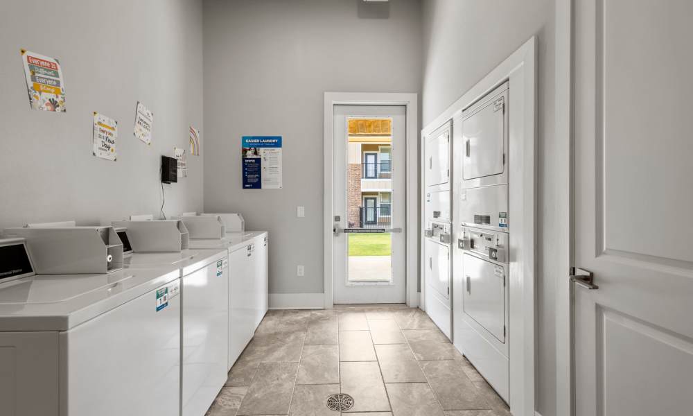 Washer and dryer at Harvest Creek in Marshall,Texas
