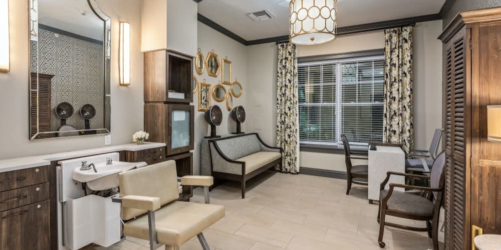 Beauty salon at Anthology of Troy in Troy, Michigan