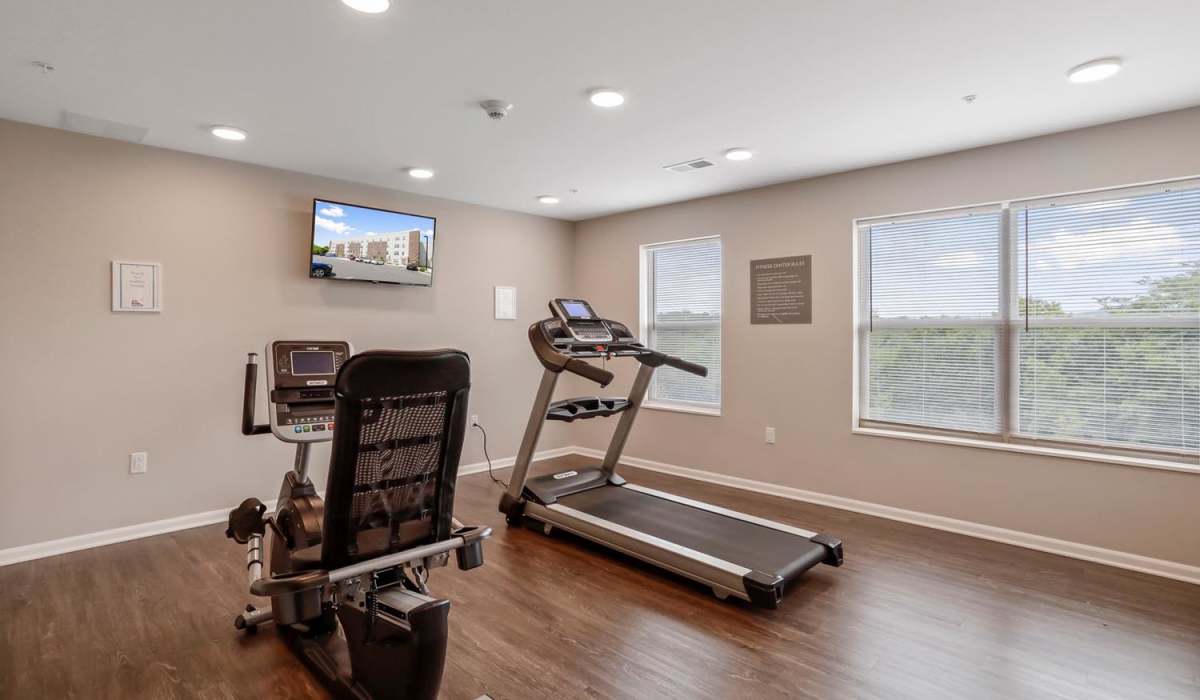 Fitness center at Allegany Junction in Cumberland, Maryland