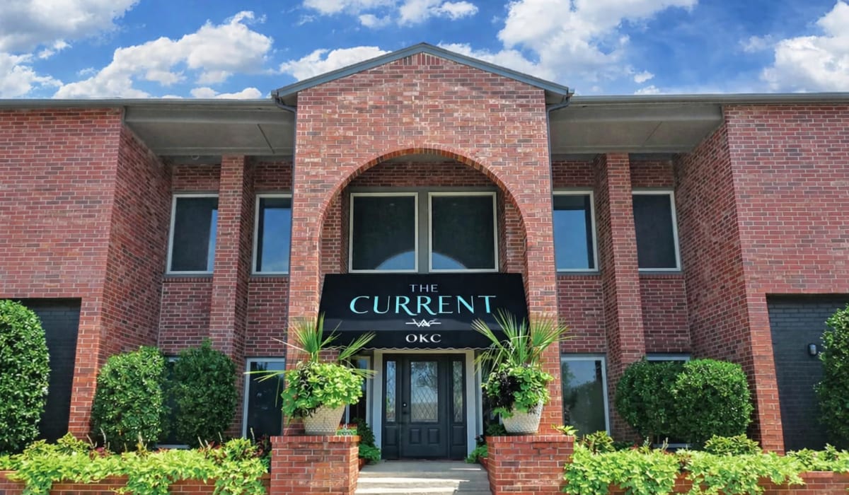 Exterior building view at The Current in Oklahoma City, Oklahoma