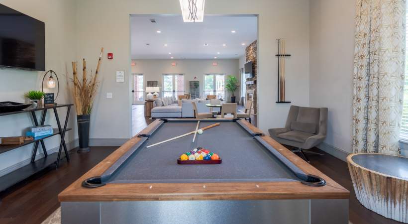 Pool table at The Banks at West Fork in Murfreesboro, Tennessee