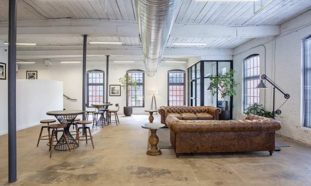 Community room at Lofts at Inman Mills in Inman, South Carolina