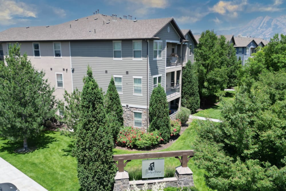 Rendering of apartments at Florentine Villas Apartments in Midvale, Utah