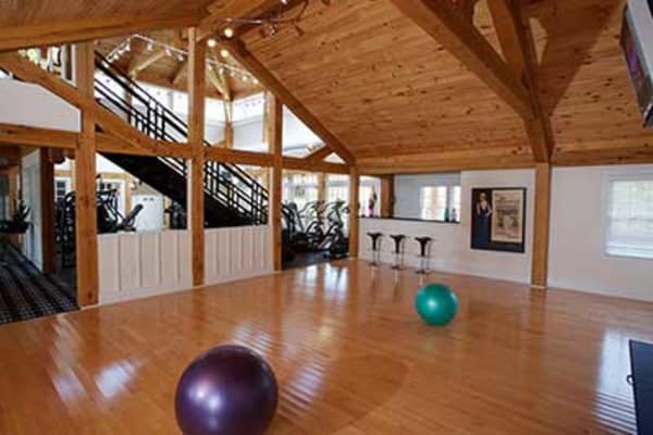 Fitness center at Atkins Circle Apartments in Charlotte, NC