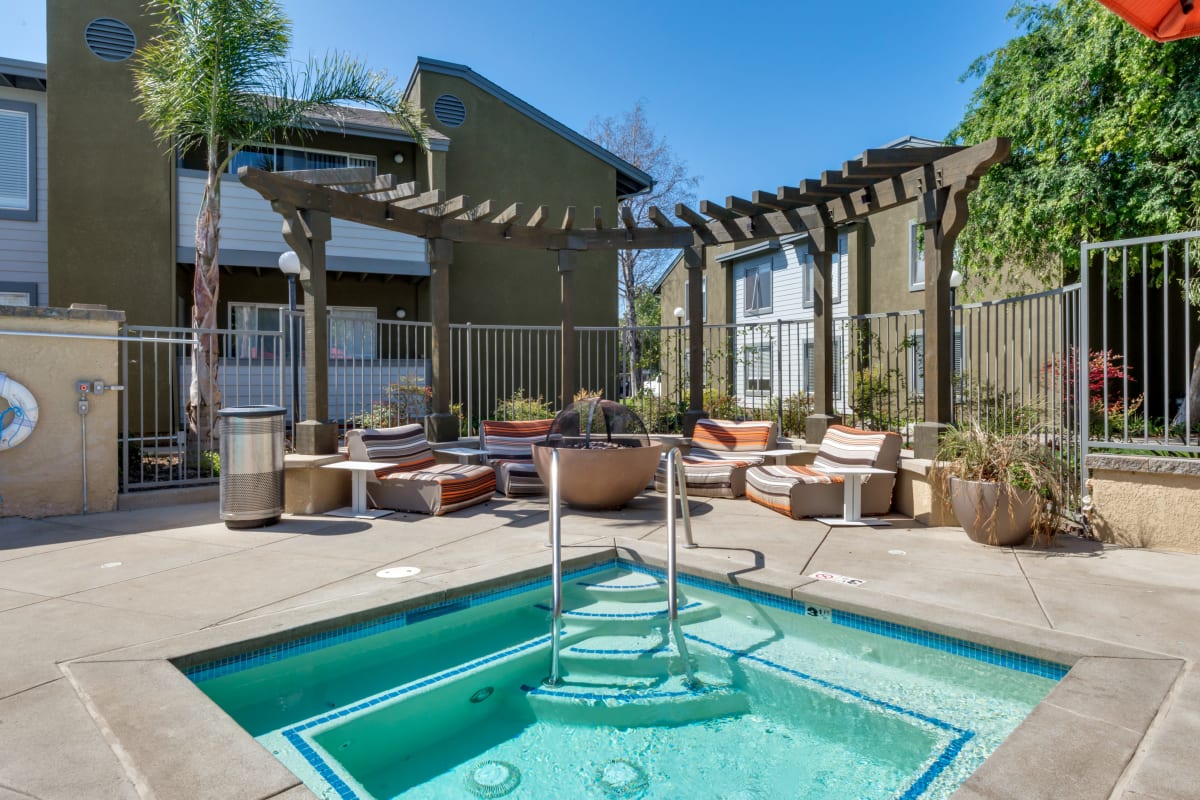 Hot tub at River Ranch, Simi Valley, California