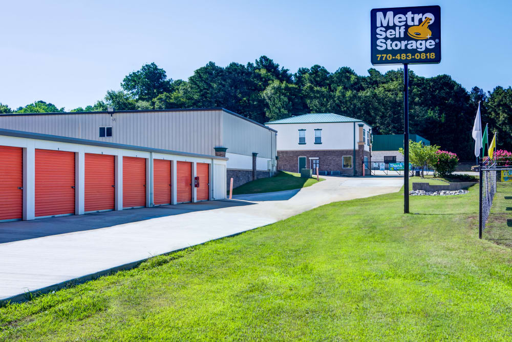 Outdoor units at Metro Self Storage in Conyers, Georgia