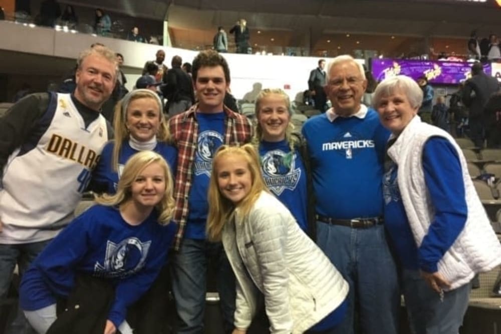 Rebecca and her family near Inspired Living.