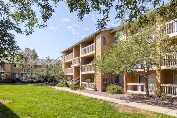 Exterior view of the apartments at The Preserve at City Center