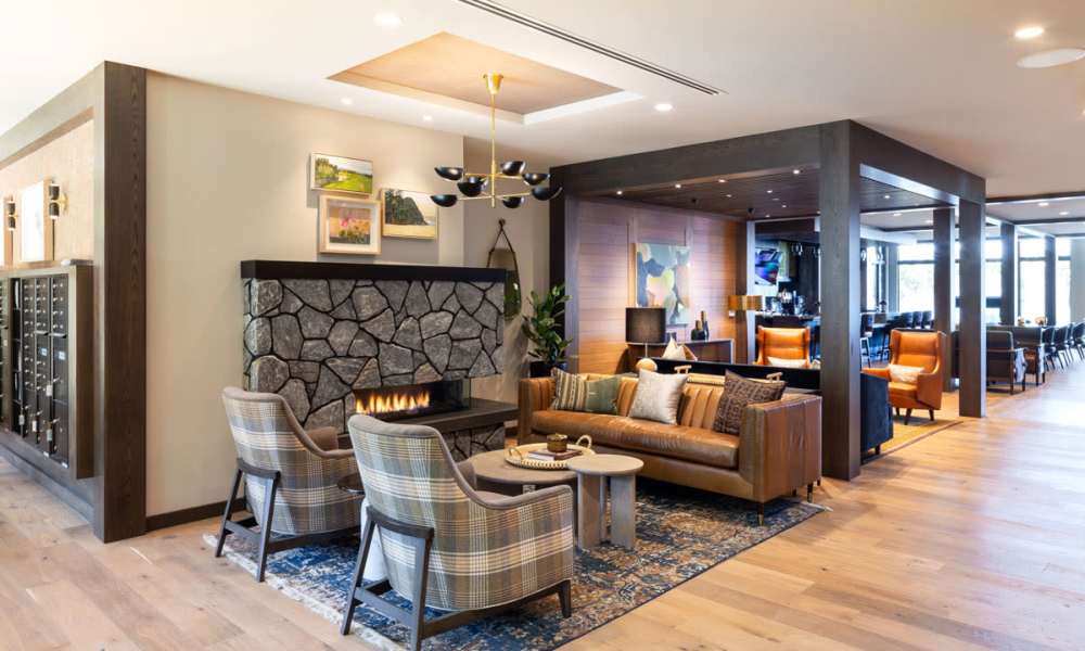 Common space at Sky Lodge