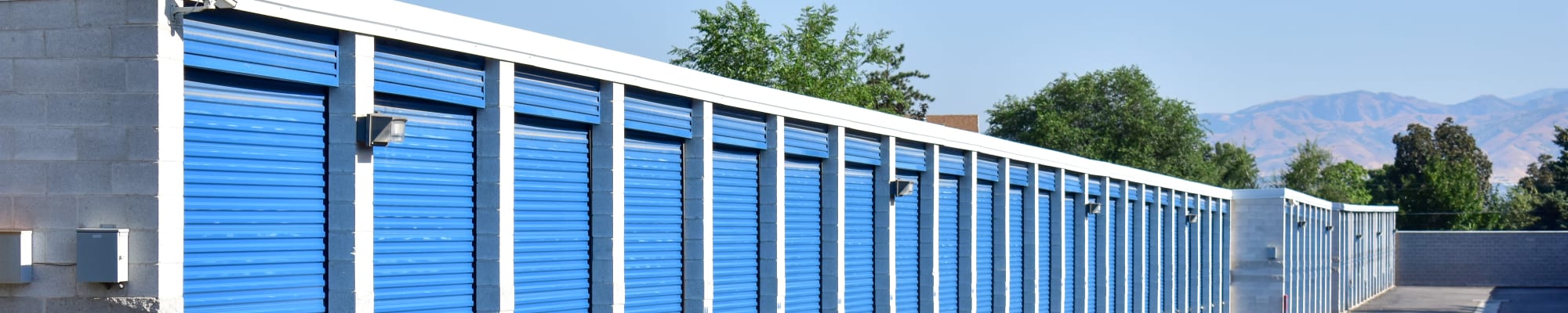 Drive-up storage at STOR-N-LOCK Self Storage in Cottonwood Heights, Utah