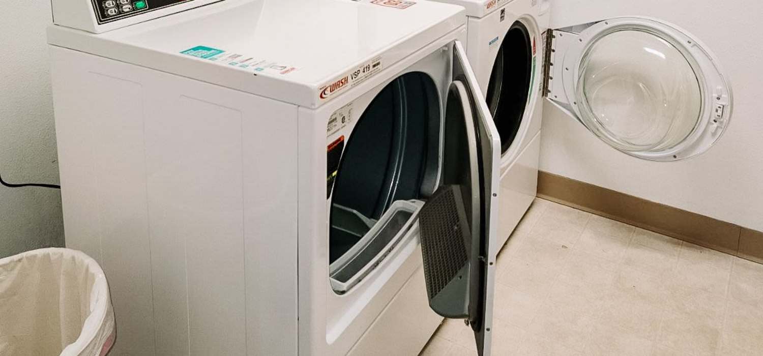 Laundry facility at Rivercrest Apartments in Croswell, Michigan