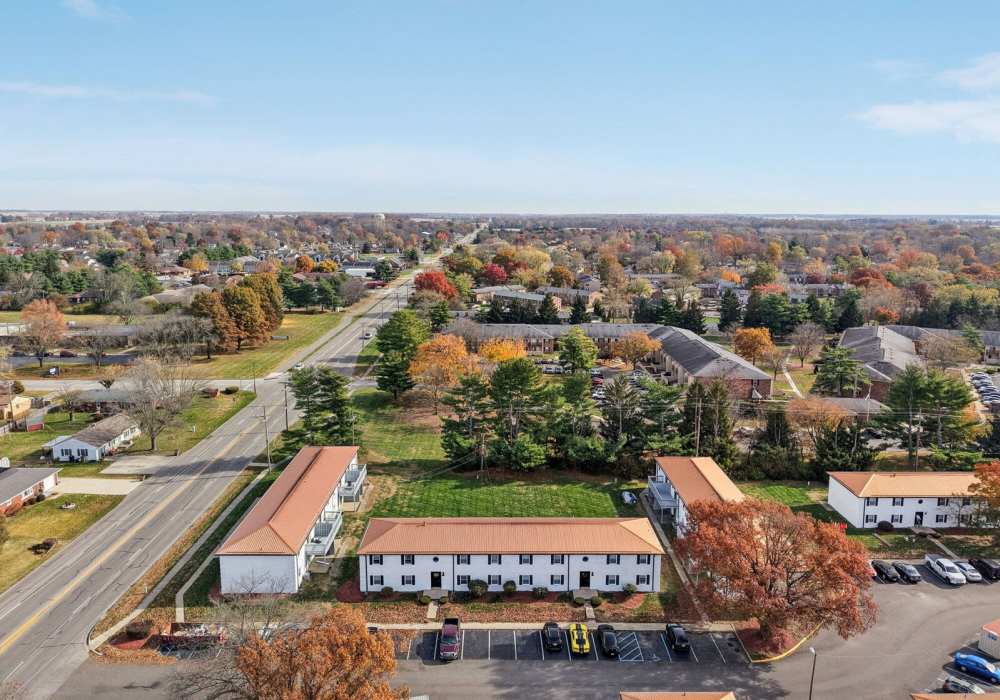 Exterior at Charleston Square Apartments in Columbus, Indiana