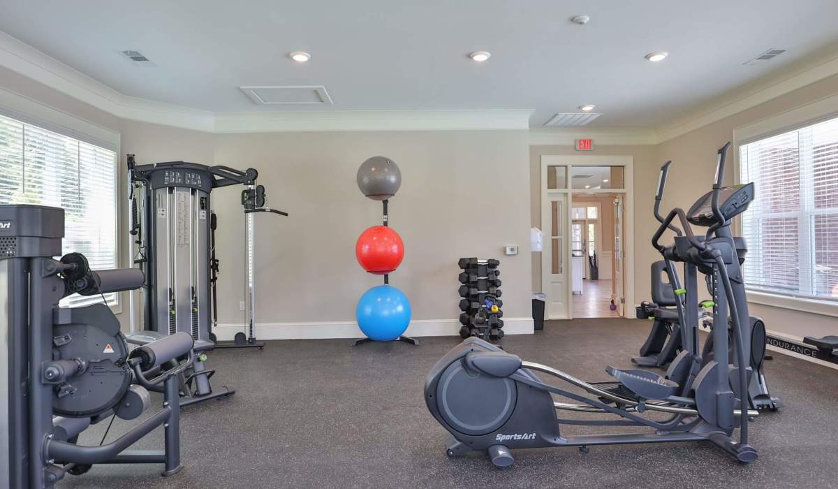 Fitness centre at Palisades at Reems Creek in Weaverville, North Carolina