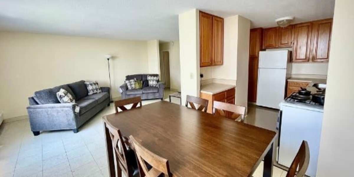 Kitchen, dining and living area at  Capitol Green Apartments in Albany, New York