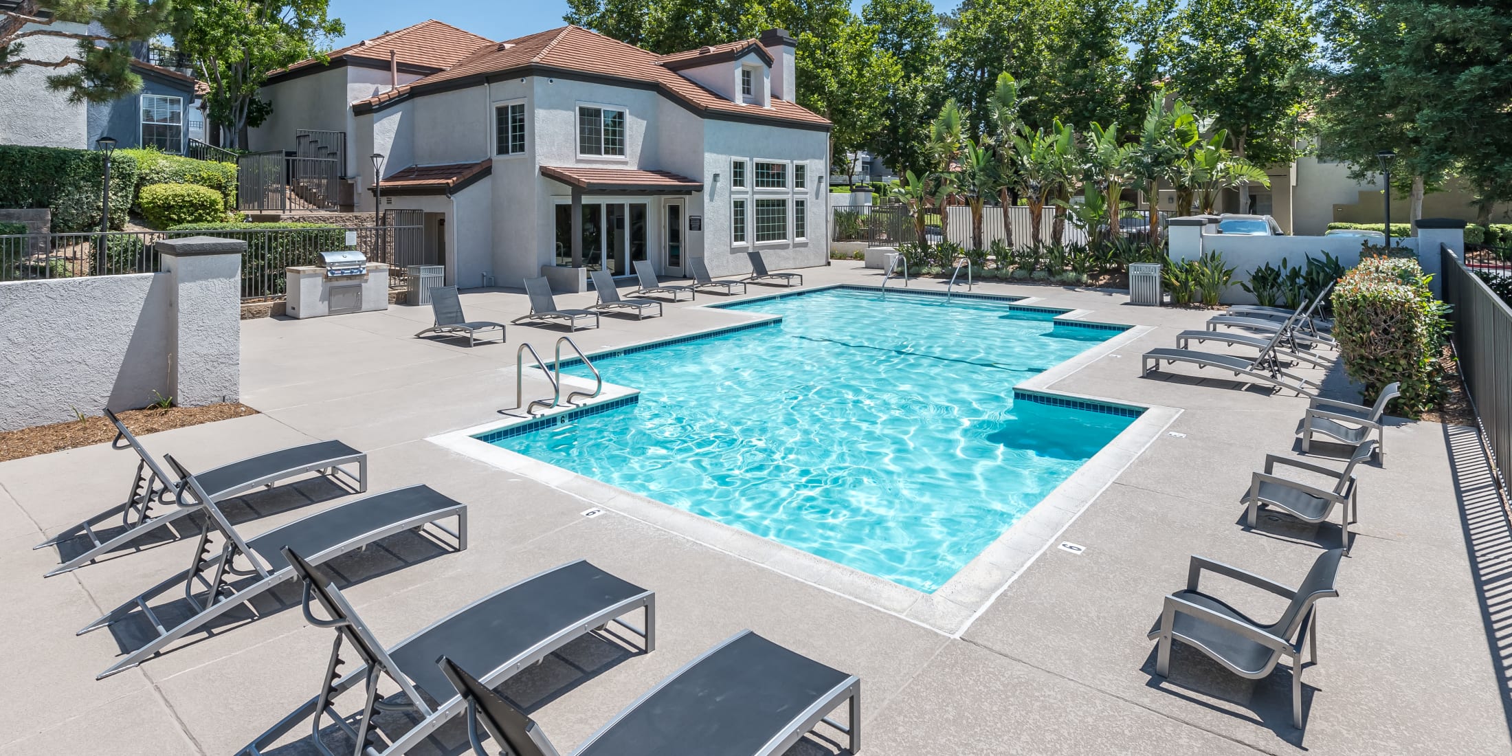 Pet friendly apartments with spacious outdoor areas at The Bluffs in Rancho Cucamonga, California