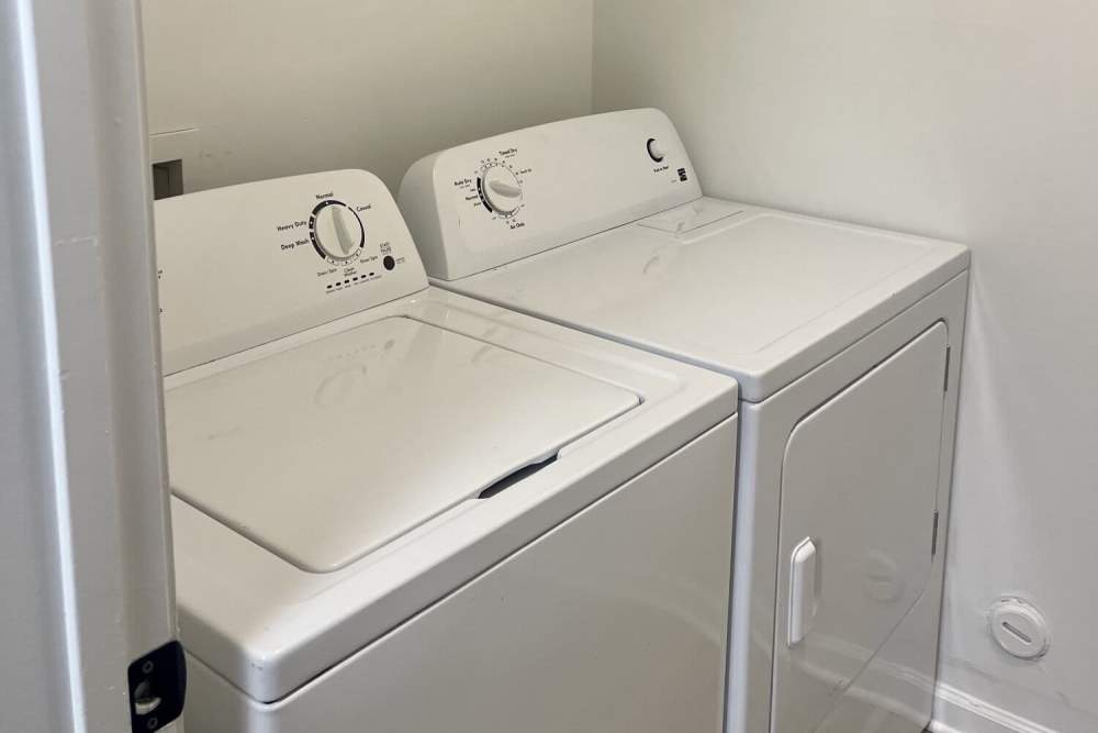 Washer and dryer connections at Park on Gilder Creek in Mauldin, South Carolina
