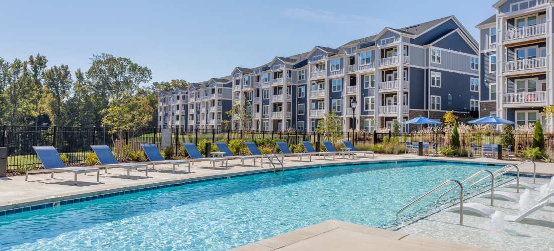 Swimming pool at Tryon Farms in Charlotte, North Carolina 