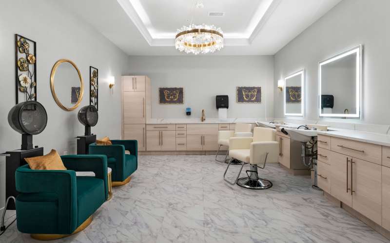 Salon at The Barclay at Whiskey Road in Aiken, South Carolina