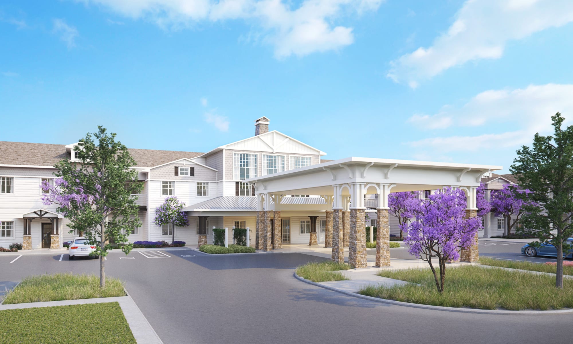 Building view of Clearwater at Sonoma Hills in Rohnert Park, California