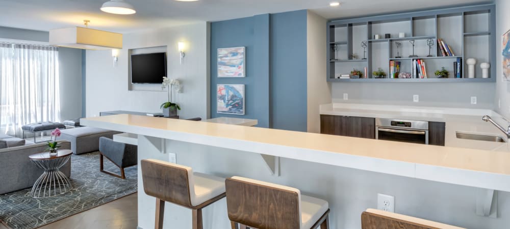 Open room layout at Crossings at Olde Towne in Gaithersburg, Maryland