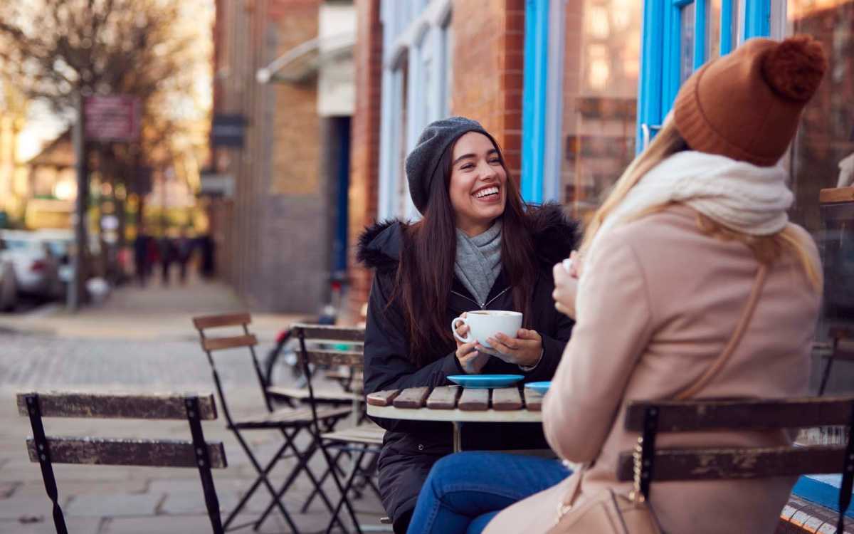 Resident out shopping near Hunt Club Apartments in Cockeysville, Maryland