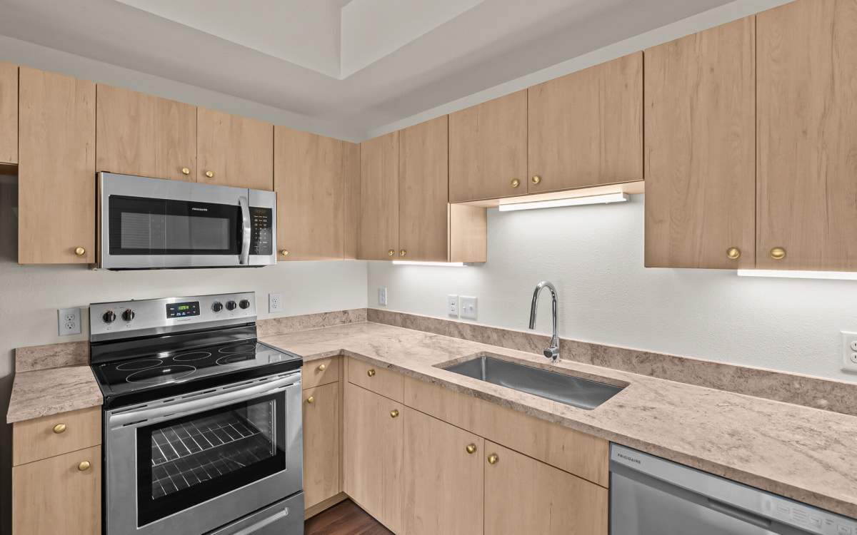 Kitchen at Springwood at Aliana in Richmond, Texas