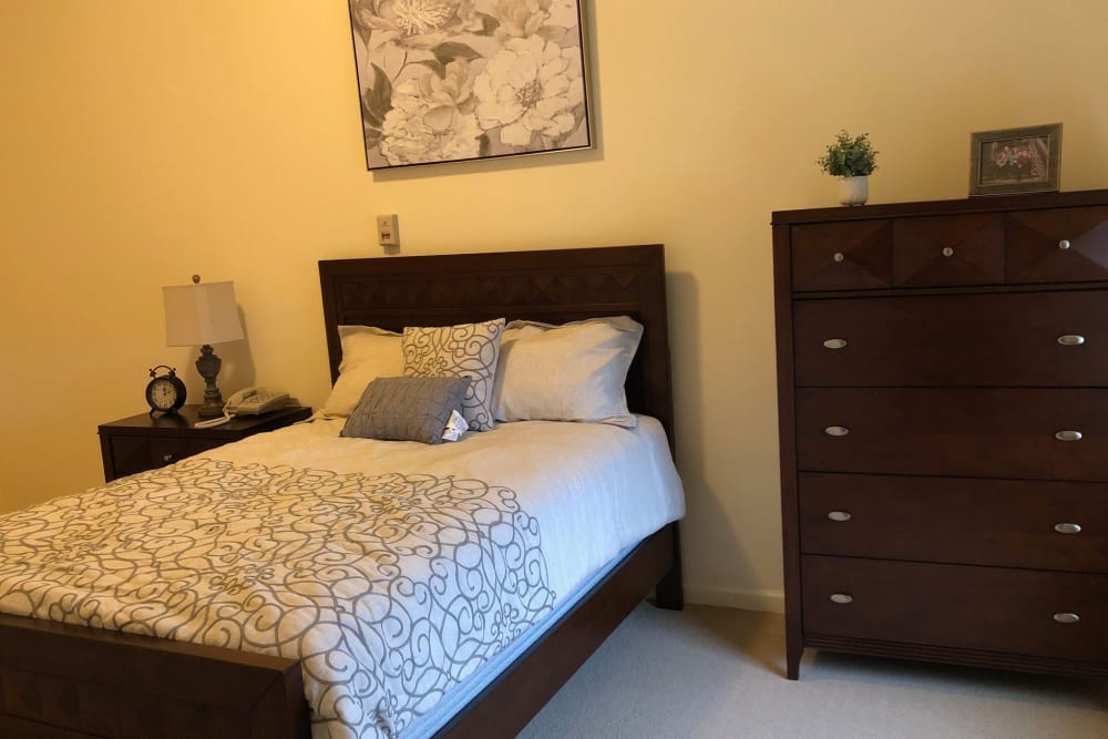 1 person bedroom at Traditions of Lansdale in Lansdale, Pennsylvania