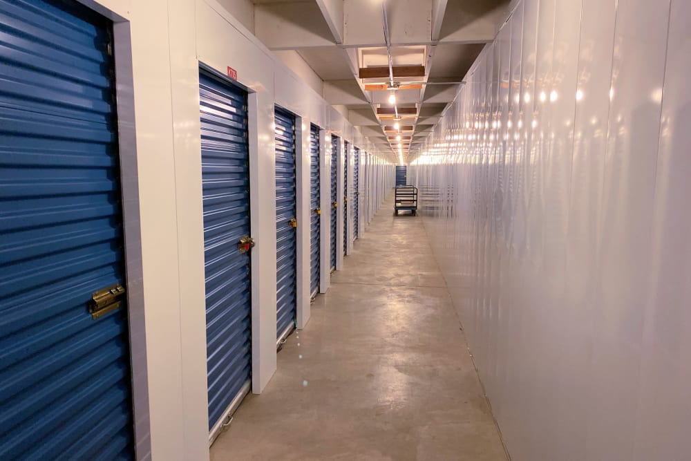Small inside units at Trojan Storage of Everett in Everett, Washington