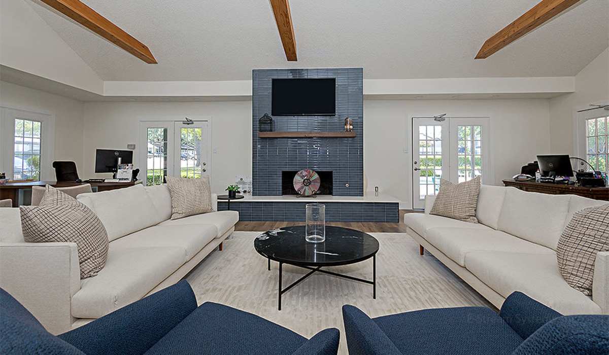 Community clubhouse at Oaks at Duck Creek in Garland, Texas