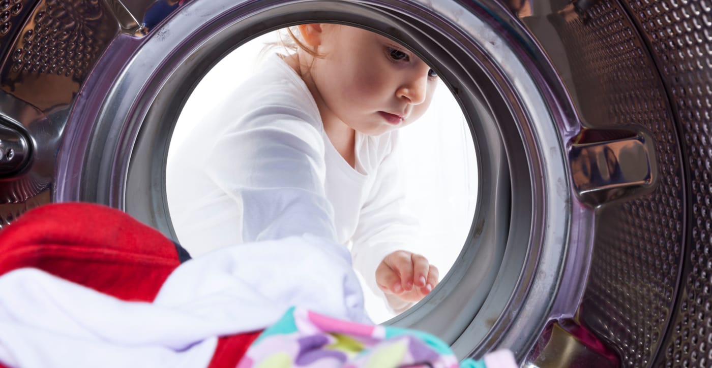 The convenience of doing laundry at home at Montair Apartment Homes in Thornton, CO