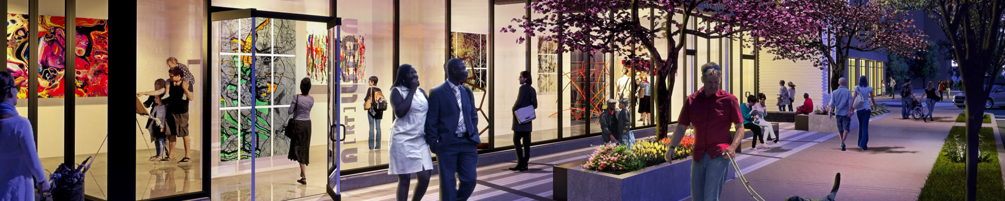 Gallery at Arthaus Apartments in Allston, Massachusetts